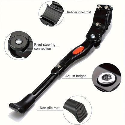Adjustable Bicycle Kickstand – Heavy-Duty Side Stand for Stable Parkingk