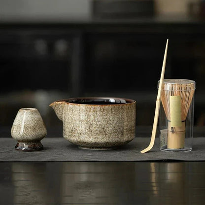 Kitchenware Set | Elegant Japanese Matcha Brewing Kit for Home Use