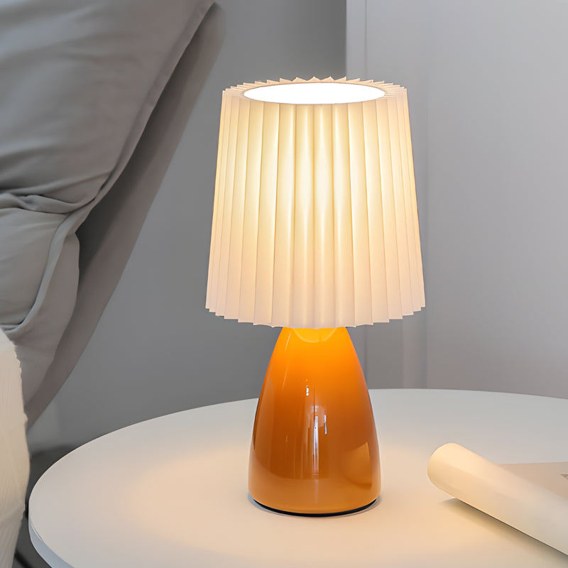 Table Lamp with Glass Base