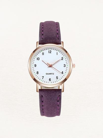 Women’s Round Dial Watch | Minimalist Quartz Watch