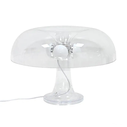 Vintage Transparent Mushroom Bedside Lamp