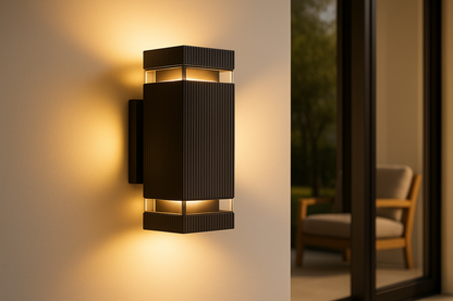 Modern Outdoor Wall Light | Waterproof Exterior LED Lamp