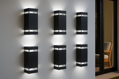Modern Outdoor Wall Light | Waterproof Exterior LED Lamp