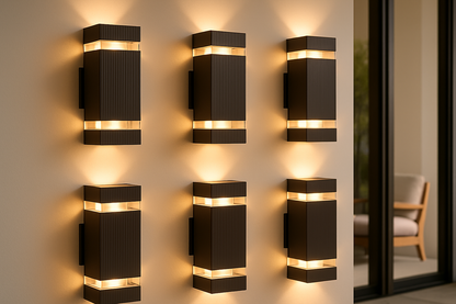 Modern Outdoor Wall Light | Waterproof Exterior LED Lamp