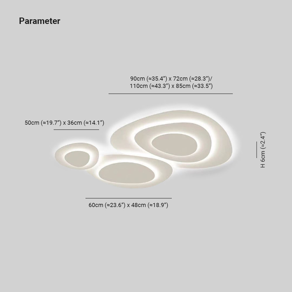 Flush Mount Ceiling Light | Modern LED Ceiling Lamp