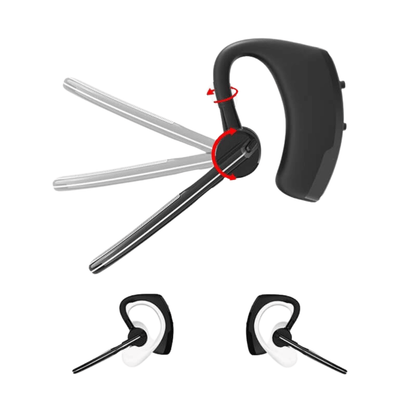 Wireless Headset | Bluetooth Earpiece with Noise Cancellation