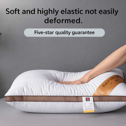 Luxury Hotel Pillow | Supportive & Washable Head Pillow for Comfortable Sleep