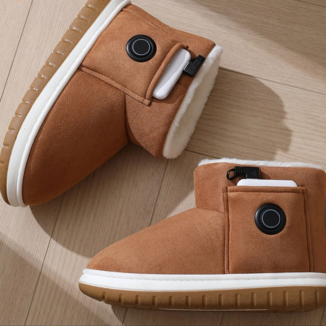 Heated Winter Slippers | Warm Rechargeable Indoor Shoes