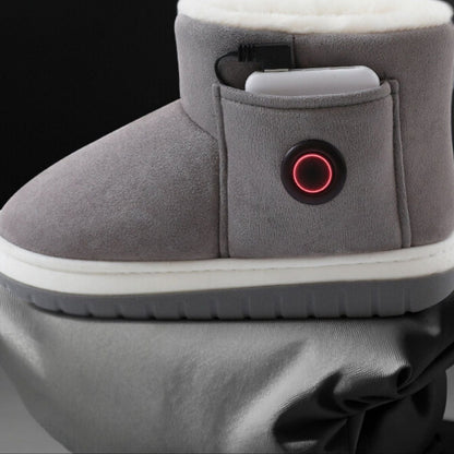 Heated Winter Slippers | Warm Rechargeable Indoor Shoes