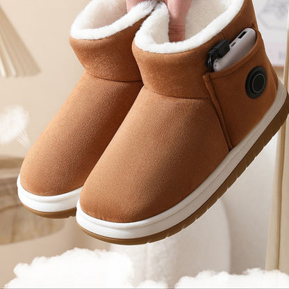 Heated Winter Slippers | Warm Rechargeable Indoor Shoes