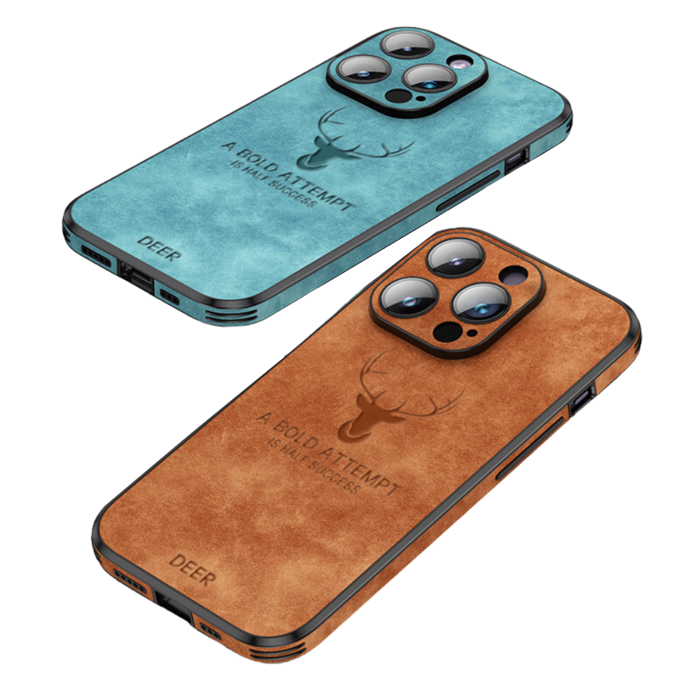 Real Leather iPhone Case | Shockproof, Stylish & Slim Design