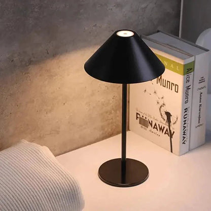 Wireless Waterproof Table Lamp with Touch Control – Rechargeable Minimalist Design 15×31cm