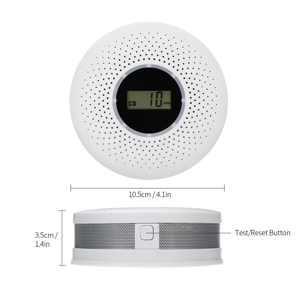 SafeAlert 2-in-1 Smoke & Carbon Monoxide Detector – Maximum Home Protection