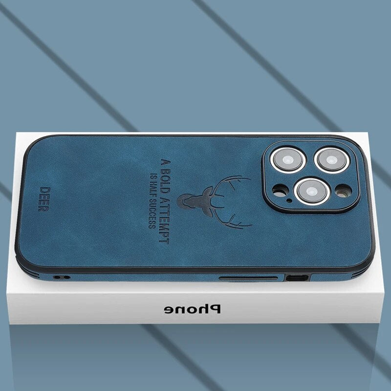 Real Leather iPhone Case | Shockproof, Stylish & Slim Design