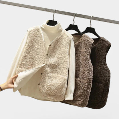 Cozy Sleeveless Vest for Women | Warm Winter Layer