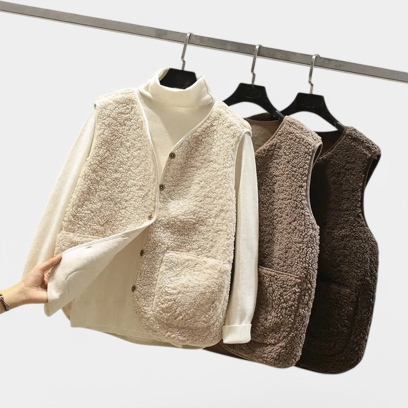 Cozy Sleeveless Vest for Women | Warm Winter Layer