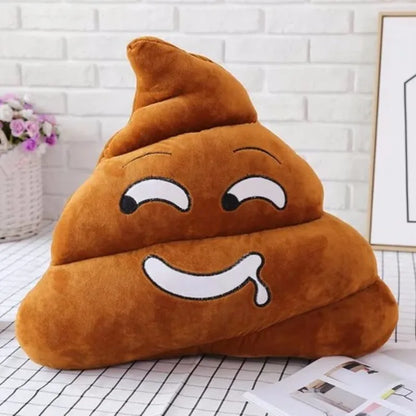 Funny Poop Emoji Pillow – Soft Plush Cushion Gift