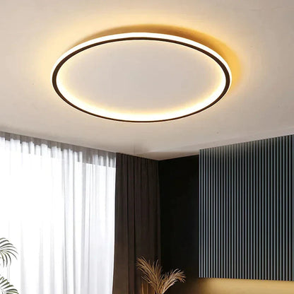 Modern Circular Ceiling Light | Living Room Flush Mount Lamp