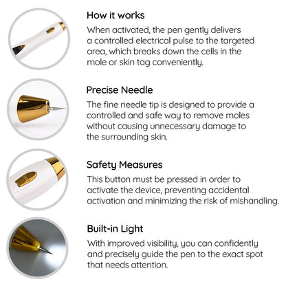 Skin Care Pen | Rechargeable Device for Spot Removal