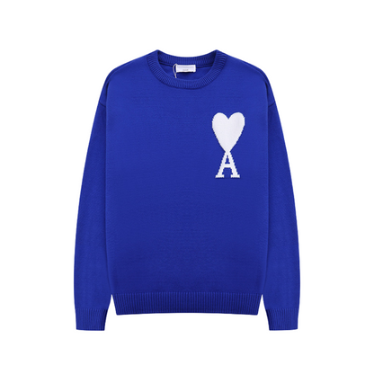 Unisex Sweater with Heart Print | Soft