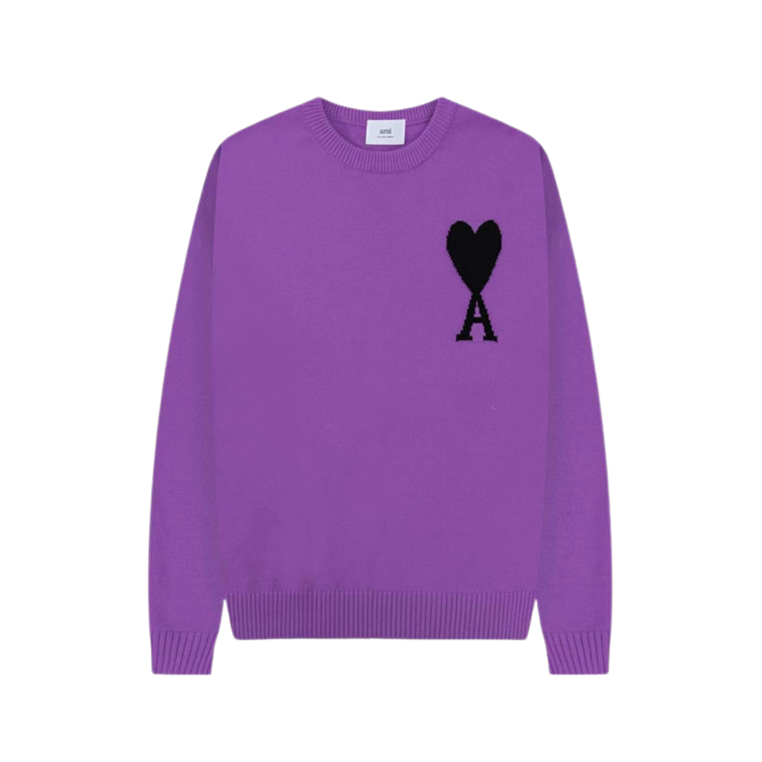 Unisex Sweater with Heart Print | Soft