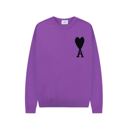 Unisex Sweater with Heart Print | Soft