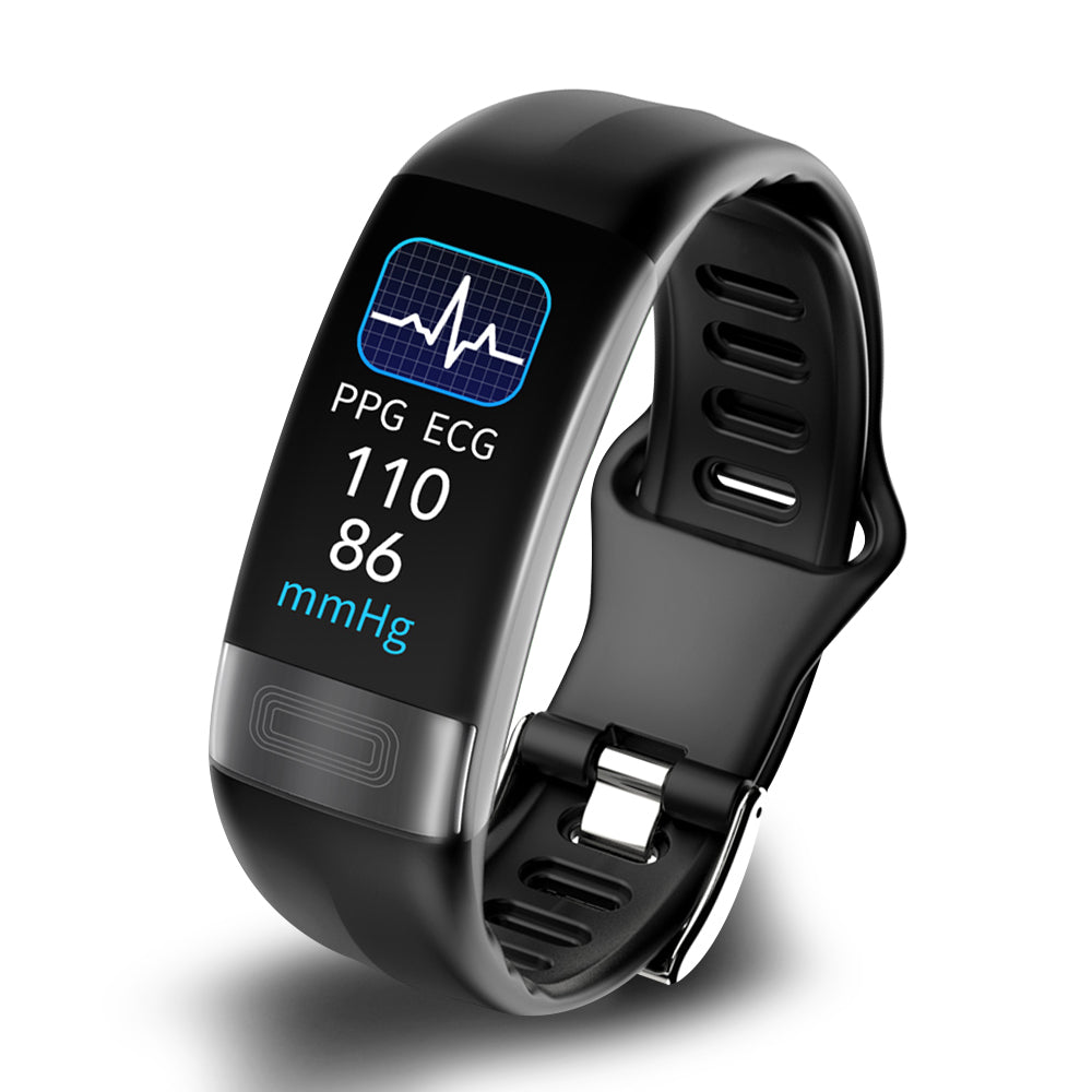 Smart Wristband Blood Pressure Monitor – ECG, Heart Rate, Oxygen Satur ...