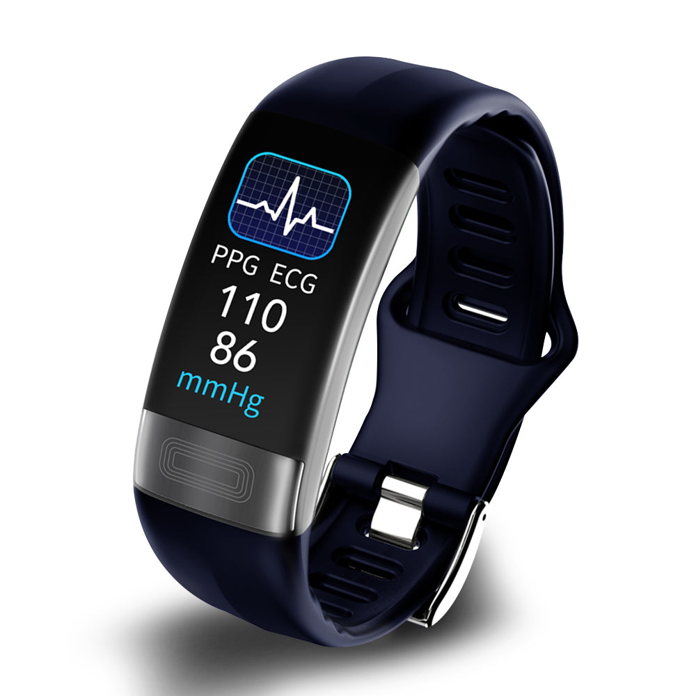 Smart Wristband Blood Pressure Monitor – ECG, Heart Rate, Oxygen Saturation & Sleep Tracker – FDA Approved
