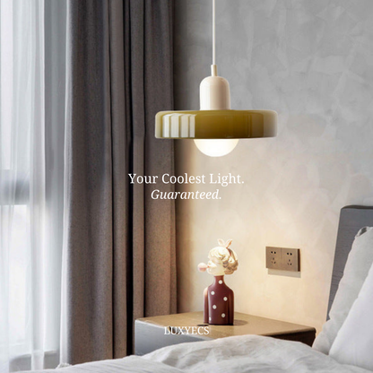 Bauhaus Pendant Light in Colored Glass