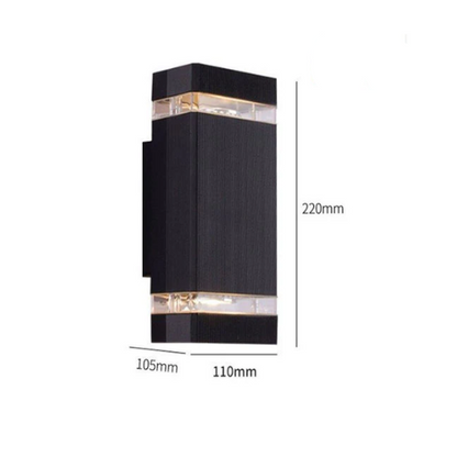 Modern Outdoor Wall Light | Waterproof Exterior LED Lamp