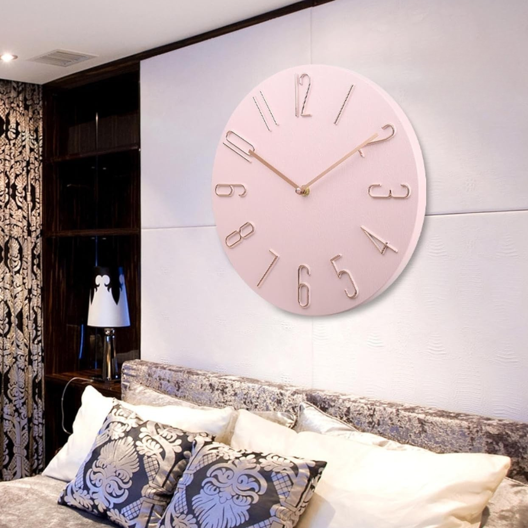 Large Modern Wall Clock | Silent Quartz Movement with Minimalist Design