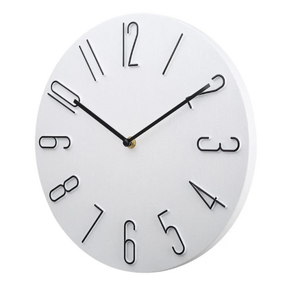 Large Modern Wall Clock | Silent Quartz Movement with Minimalist Design