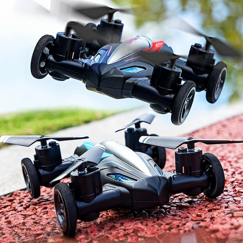 SkyRacer Drone and Race Car | 2-in-1 Flying and Driving RC Toy