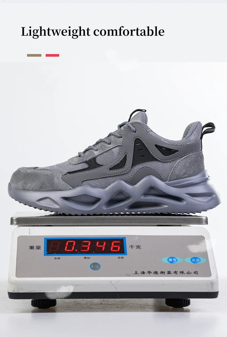 Men’s Safety Work Shoes | Kevlar Anti-Puncture Sneakers