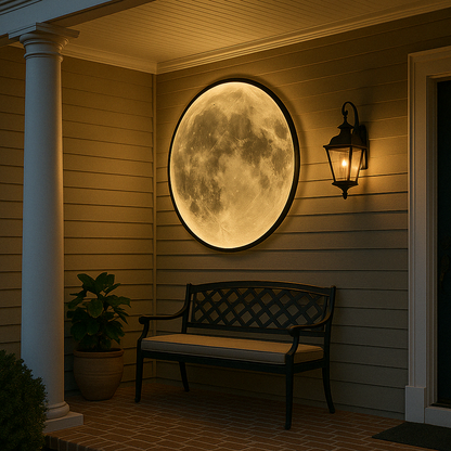 LED Moon Lamp | Modern Wall Light Decor