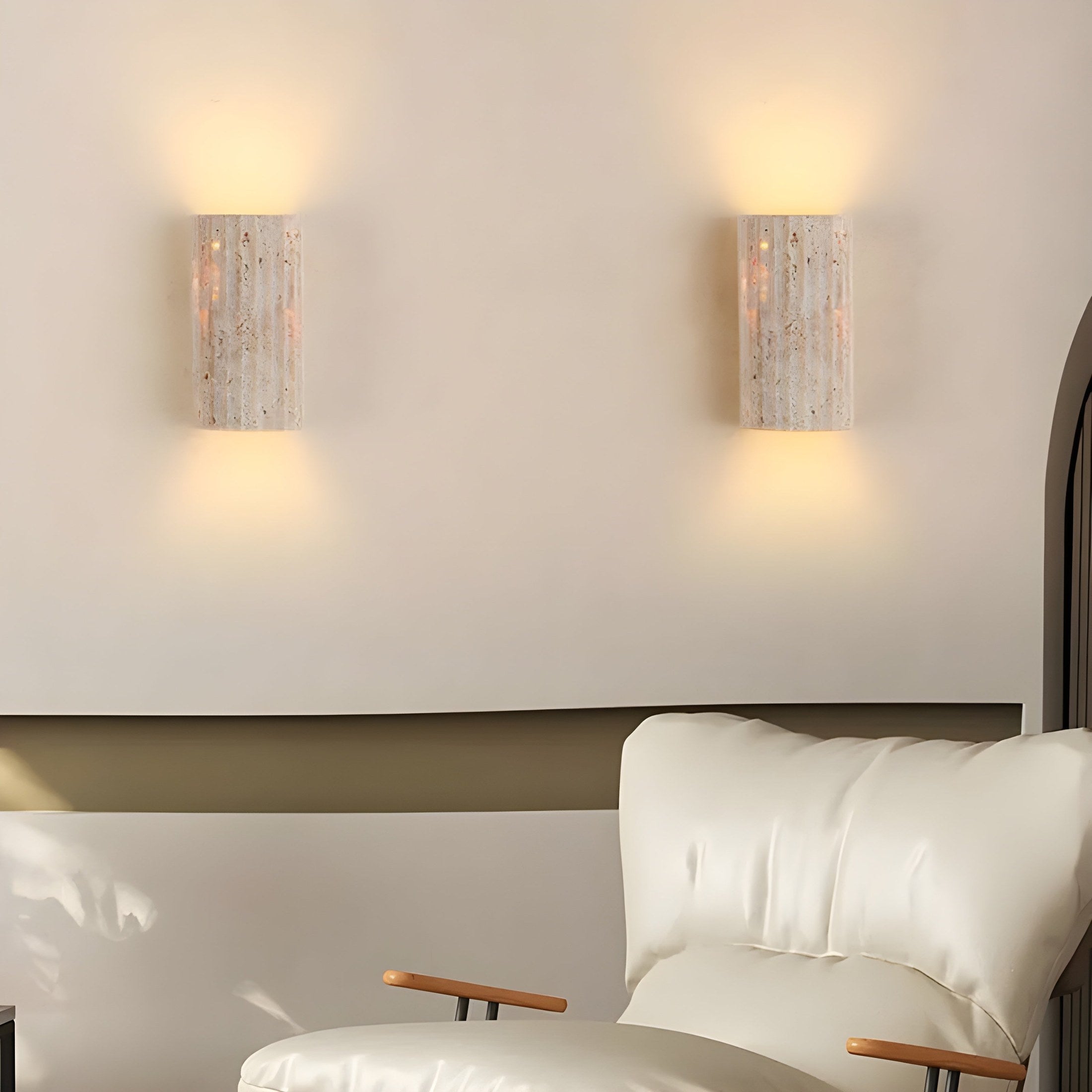 Natural Stone Wall Lamp Indoor