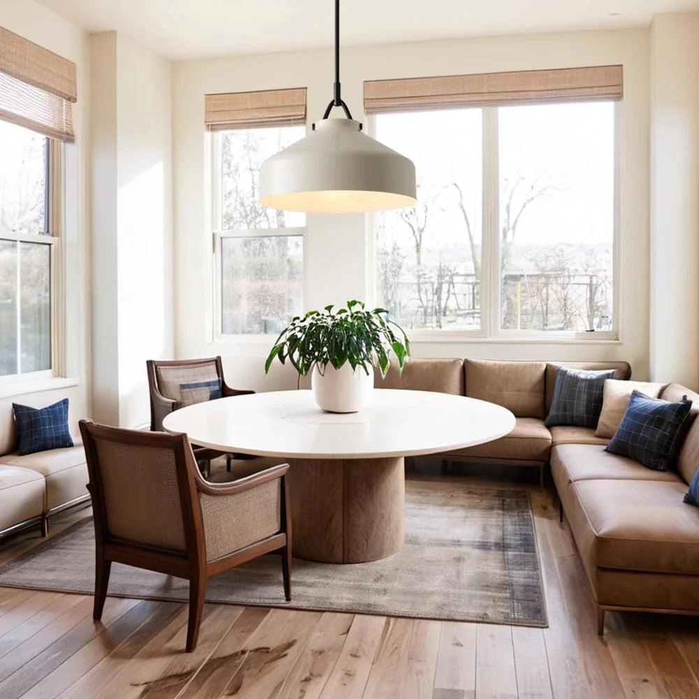 Nerys Nordic Pendant Light | Minimalist Morandi Matte Metal Ceiling Light
