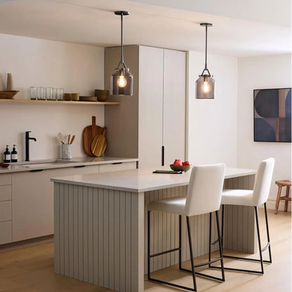 Nerys Nordic Pendant Light | Minimalist Morandi Matte Metal Ceiling Light