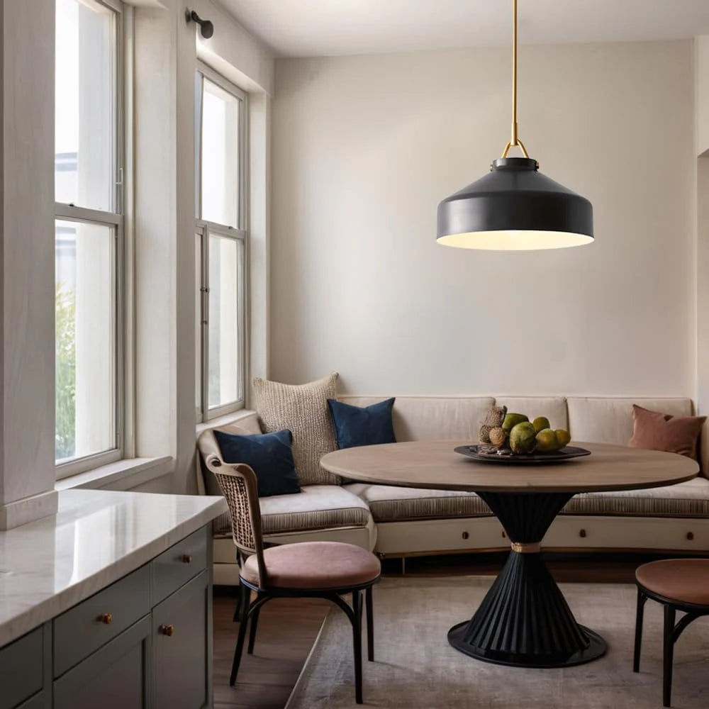 Nerys Nordic Pendant Light | Minimalist Morandi Matte Metal Ceiling Light