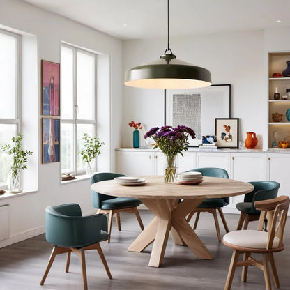 Nerys Nordic Pendant Light | Minimalist Morandi Matte Metal Ceiling Light