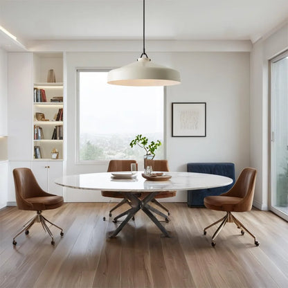 Nerys Nordic Pendant Light | Minimalist Morandi Matte Metal Ceiling Light