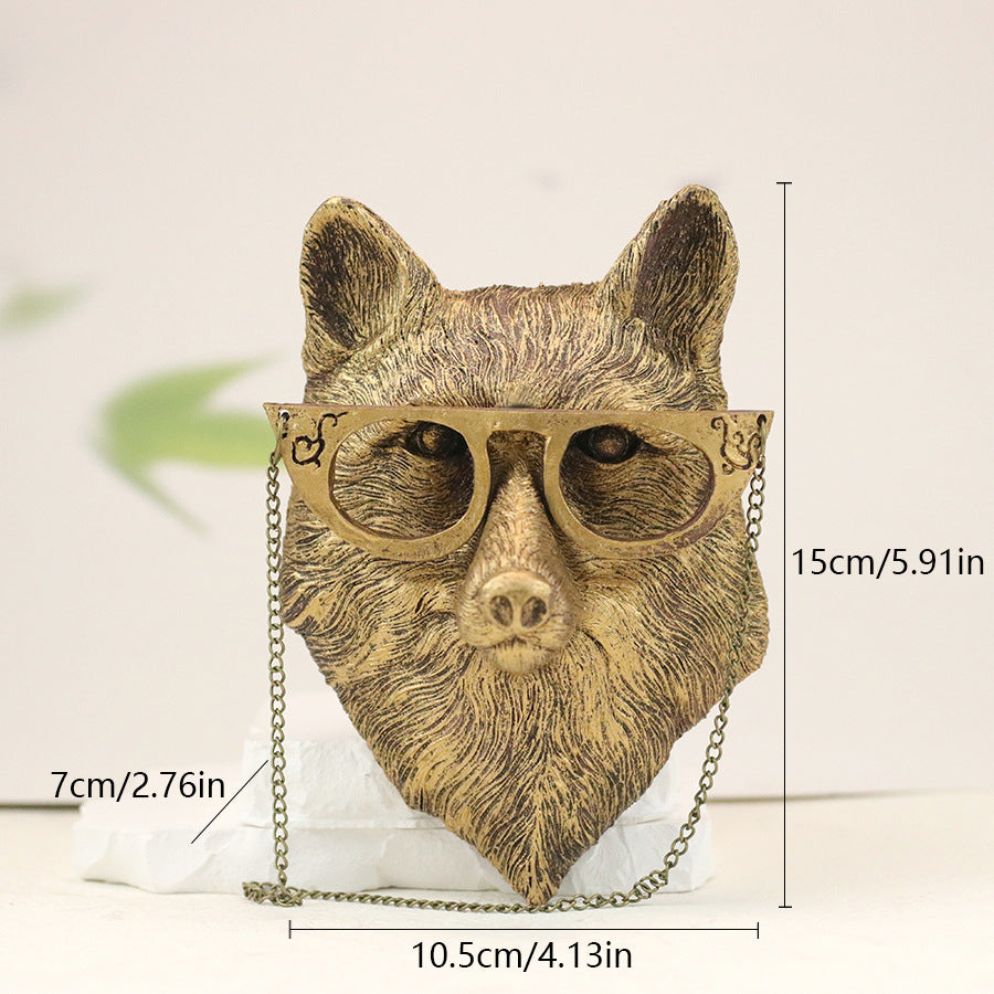 Vera Modern Animal Head Wall Sculpture | Contemporary Animal Art for Home Decor