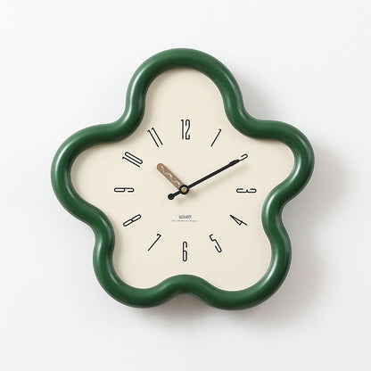 Flower Pendulum Clock | 3D Design Wall Clock for Bedroom Style