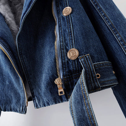 Women’s Warm Jacket | Elegant Fur Trim Coat