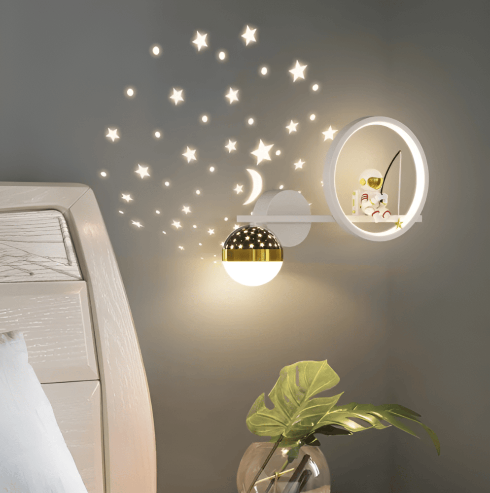 Kids Wall Lamp | Star Projector Night Light for Children’s Room