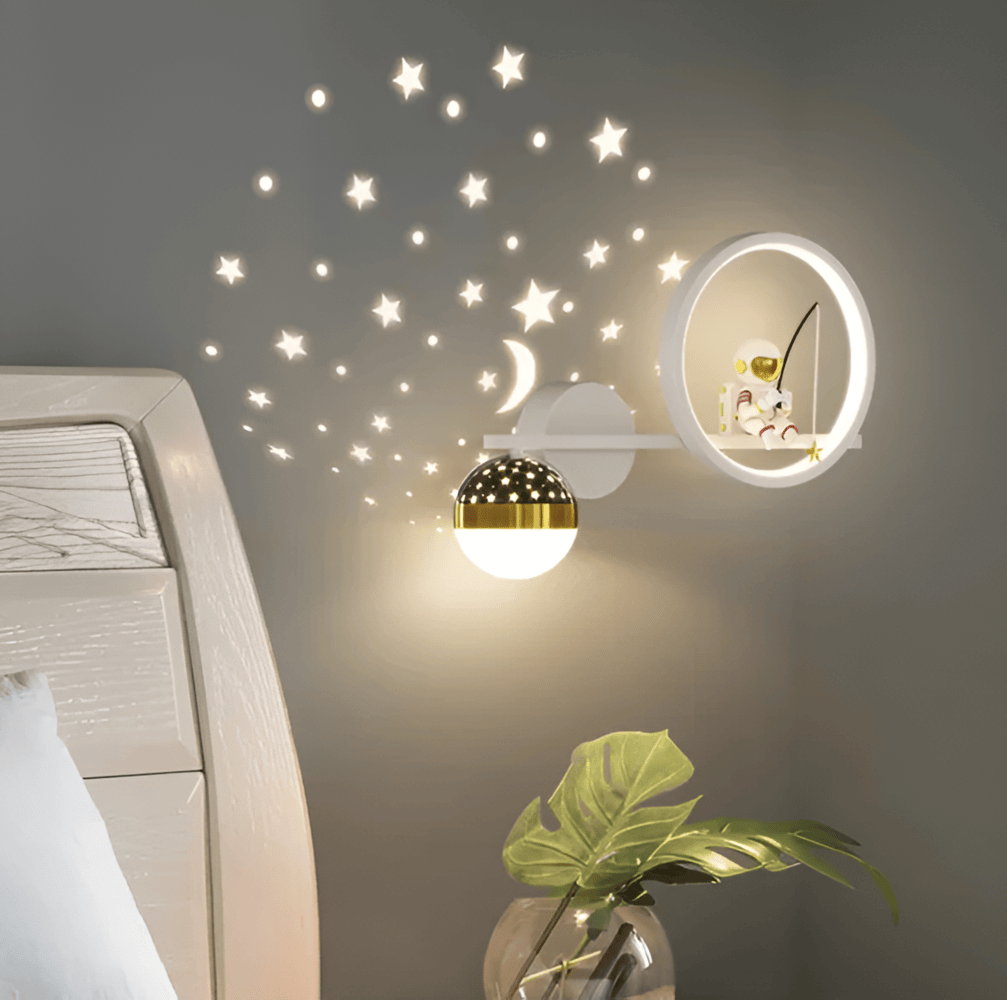 Kids Wall Lamp | Star Projector Night Light for Children’s Room