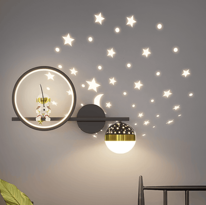 Kids Wall Lamp | Star Projector Night Light for Children’s Room