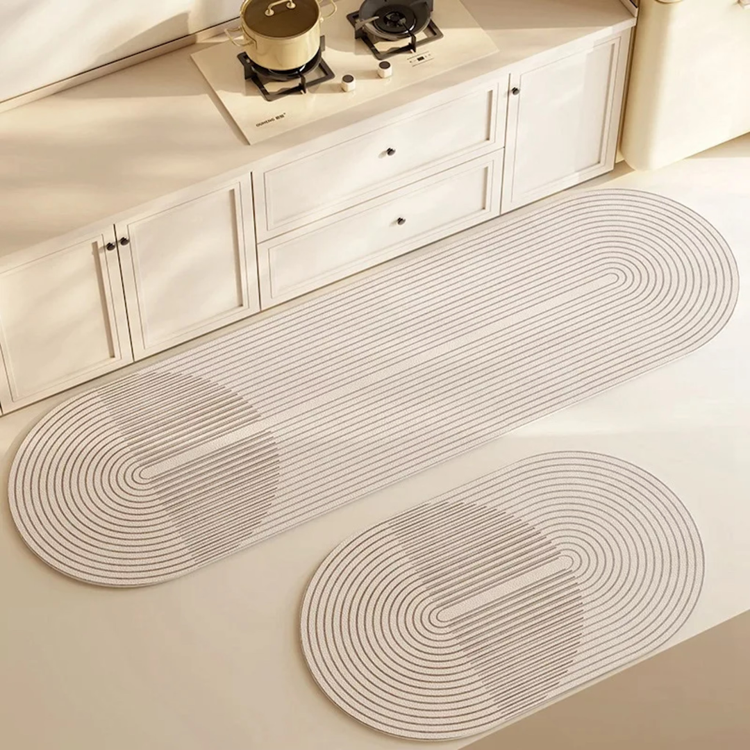 Non-Slip Absorbent Kitchen Mat | Quick-Dry Floor Mat for Cooking and Dining