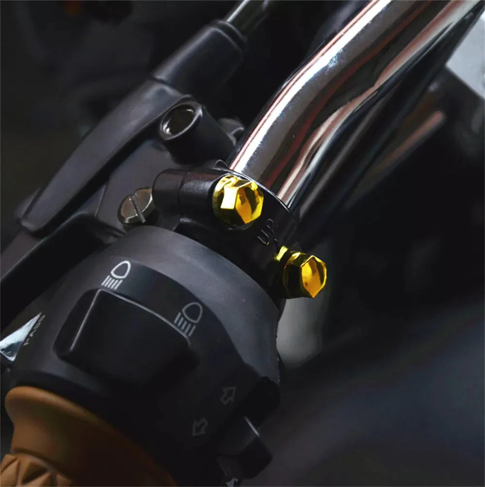 Motorcycle Bolt Covers | Protective Wheel Cap Set