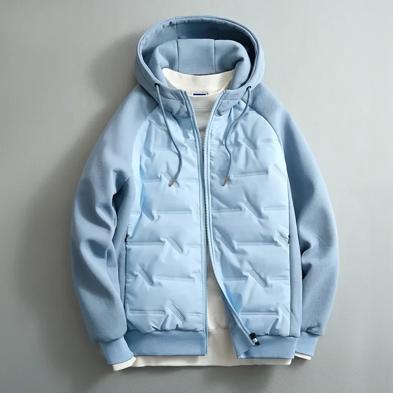Men’s Hooded Jacket | Warm Puffer Style Jacket